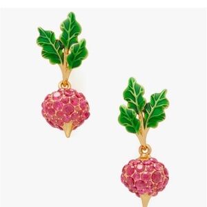 Kate spade harvest time beet stud Earrings